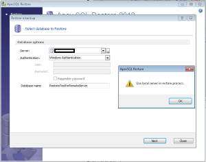 Accelerating the restore process &ndash; ApexSQL Restore &ndash; Product Review